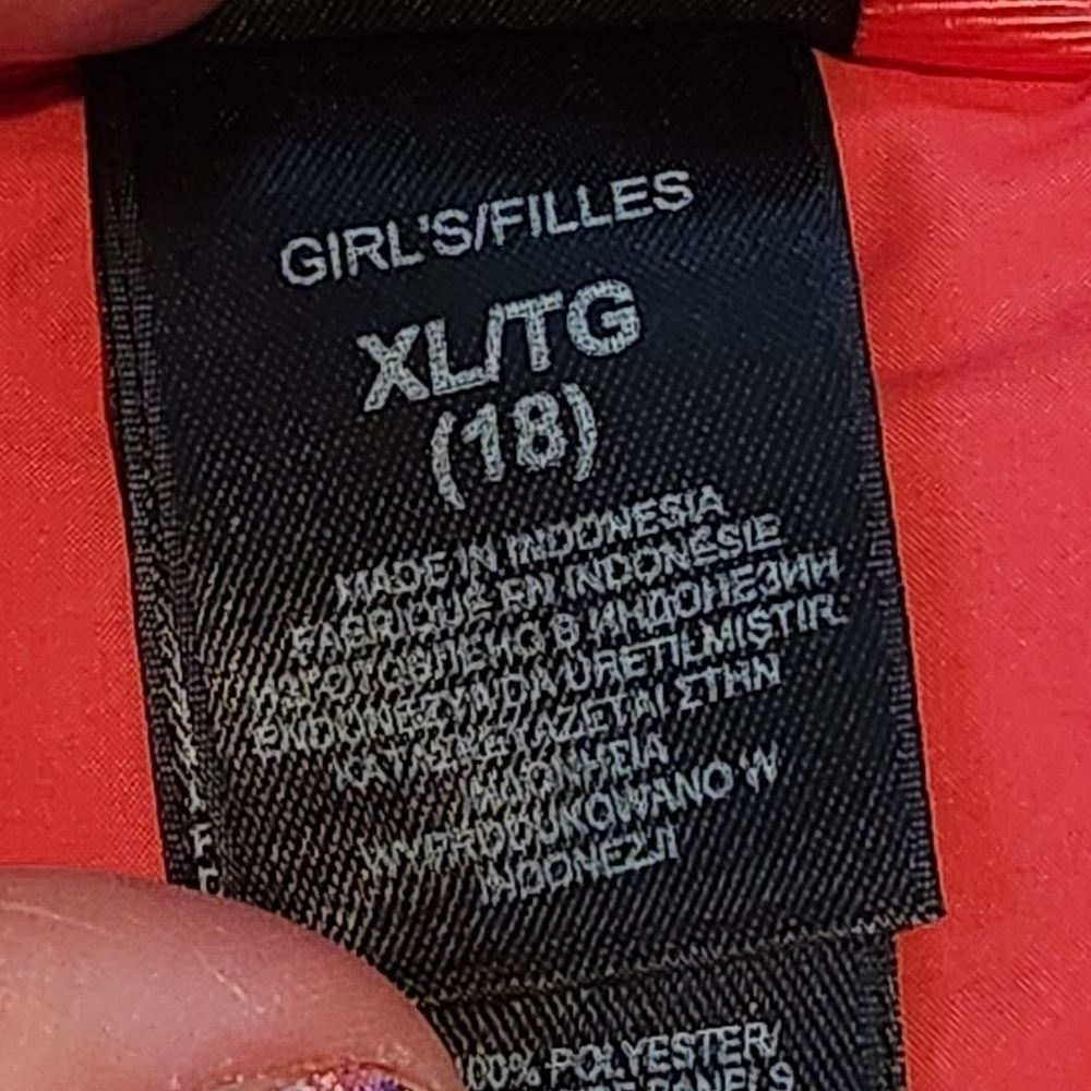 The North Face Big Girl's Winter Goose Down 550 Puffer Jacket Coat, X-Large / 18 - Picture 10 of 12